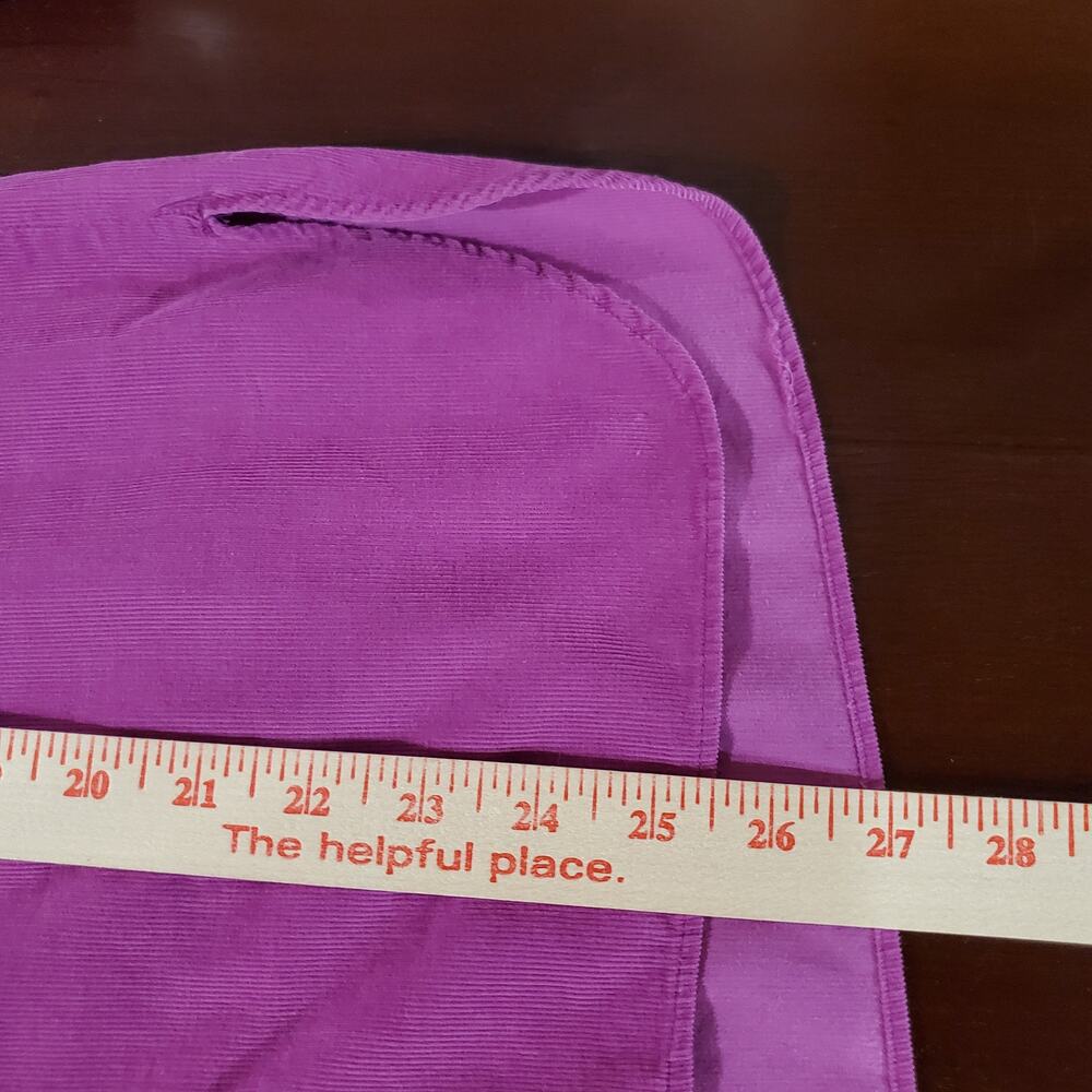 Vtg Patagonia Womens Fine Wale Corduroy Button Shirt Size M Utility Pockets Pink - Picture 10 of 10